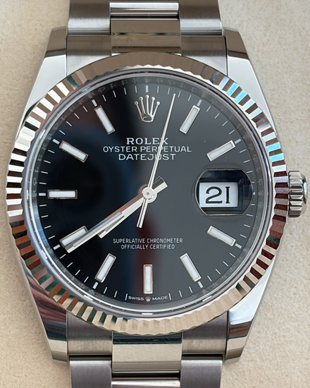 2025 Rolex Datejust 36MM Black Dial Oyster Bracelet (126234)