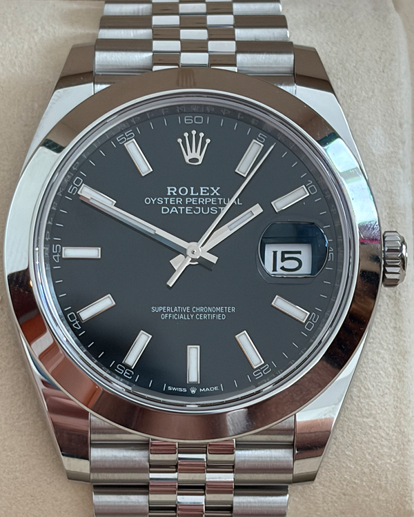 2025 Rolex Datejust 41MM Black Dial Jubilee Bracelet (126300)