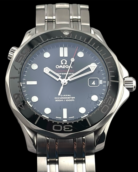 Omega Seamaster Diver 300M 41MM Black Dial Steel Bracelet (212.30.41.20.01.003)