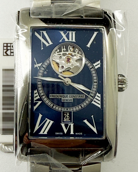 No Reserve - 2024 Frederique Constant Classics Hearth Beat  30.7MM Blue Dial Steel Bracelet (FC-315DNS4C26B)