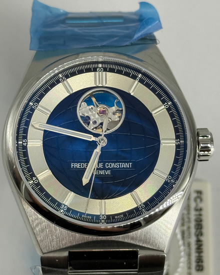 No Reserve - 2024 Frederique Constant Highlife 41MM Blue Dial Steel Bracelet (FC-310BS4NH6B)