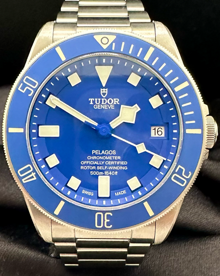 2021 Tudor Pelagos 42MM Blue Dial Titanium Bracelet (25600TB)