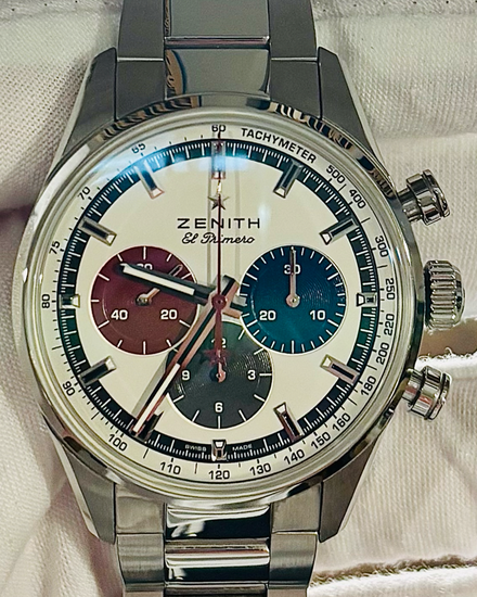 2021 Zenith El Primero Chronomaster "Final Edition" 38MM Silver Dial Steel Bracelet (03.2153.4061/04.C844)