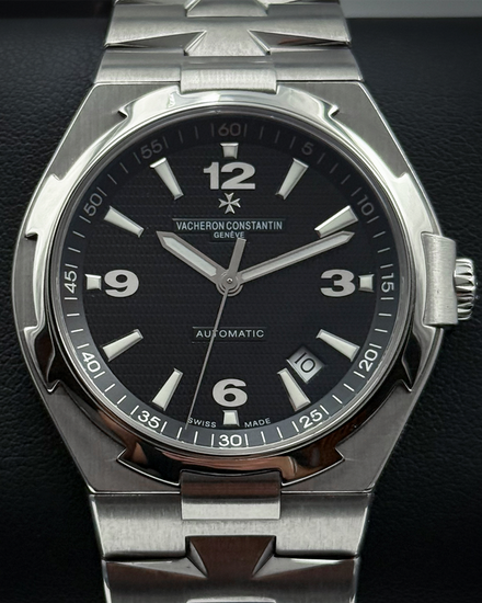 2015 Vacheron Constantin Overseas 42MM Black Dial Steel Bracelet (47040/B01A-9094)