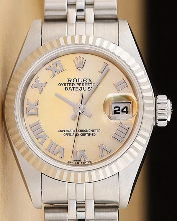 Rolex Lady-Datejust 26MM Mother of Pearl Dial Jubilee Bracelet (79174)