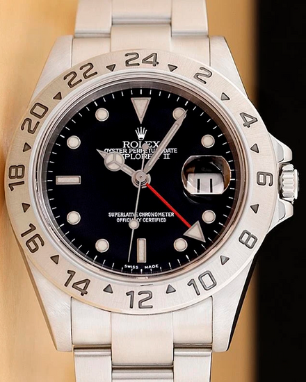 2006 Rolex Explorer II 40MM Black Dial Oyster Bracelet (16570)