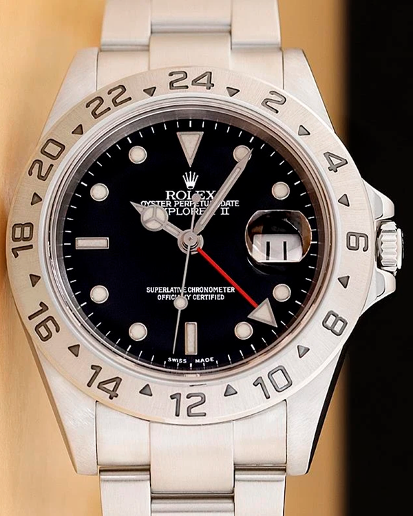 2006 Rolex Explorer II 40MM Black Dial Oyster Bracelet (16570)