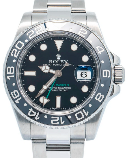 Rolex GMT-Master II 40MM Black Dial Oyster Bracelet (116710LN)