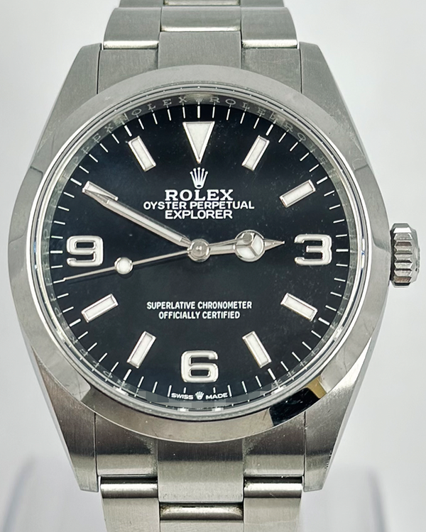 2021 Rolex Explorer 36MM Black Dial Oyster Bracelet (124270)