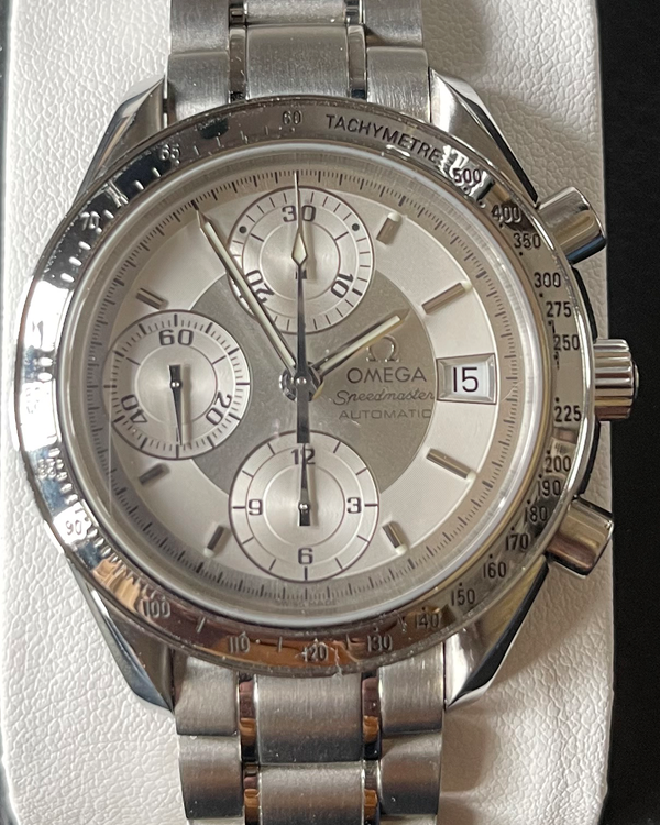 Omega Speedmaster Date 39MM Silver Dial Steel Bracelet (3513.30.00)