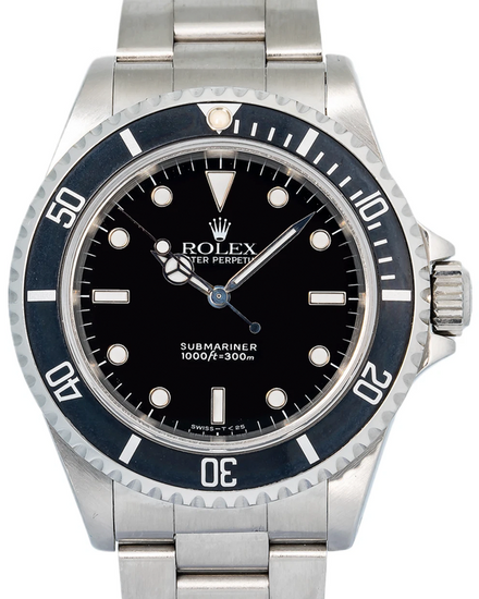 Rolex Submariner No-Date 40MM Black Dial Oyster Bracelet (14060)