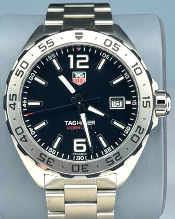 Tag Heuer Formula 1 41MM Quartz Black Dial Steel Bracelet (WAZ1112.BA0875)