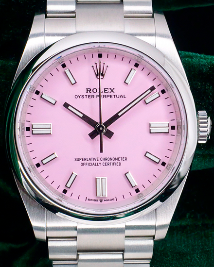 2025 Rolex Oyster Perpetual 36MM "Candy" Pink Dial Oyster Bracelet (126000)