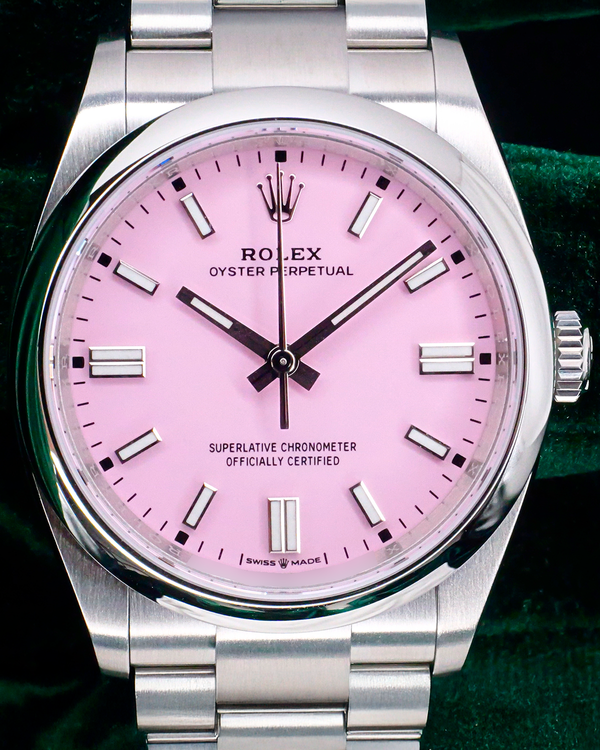 2025 Rolex Oyster Perpetual 36MM "Candy" Pink Dial Oyster Bracelet (126000)