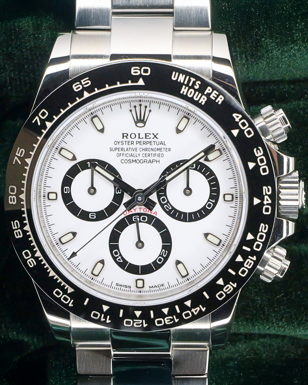 2024 Rolex Cosmograph Daytona "Panda" 40MM White Dial Oyster Bracelet (116500LN)