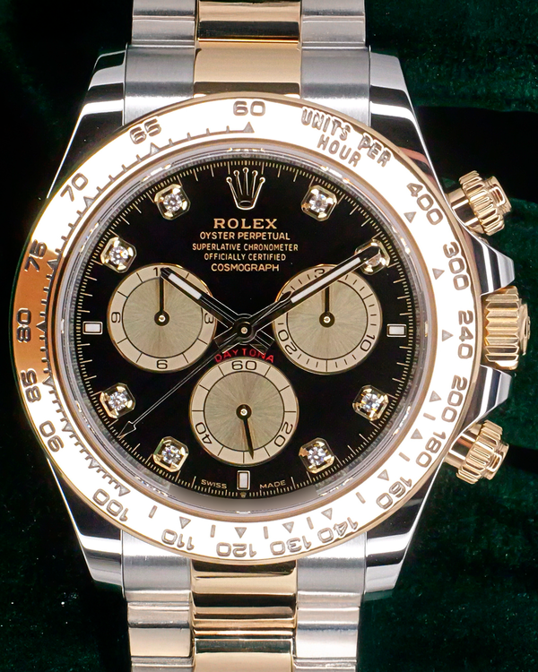 2024 Rolex Cosmograph Daytona 40MM Black Dial Two-Tone Oyster Bracelet (126503)