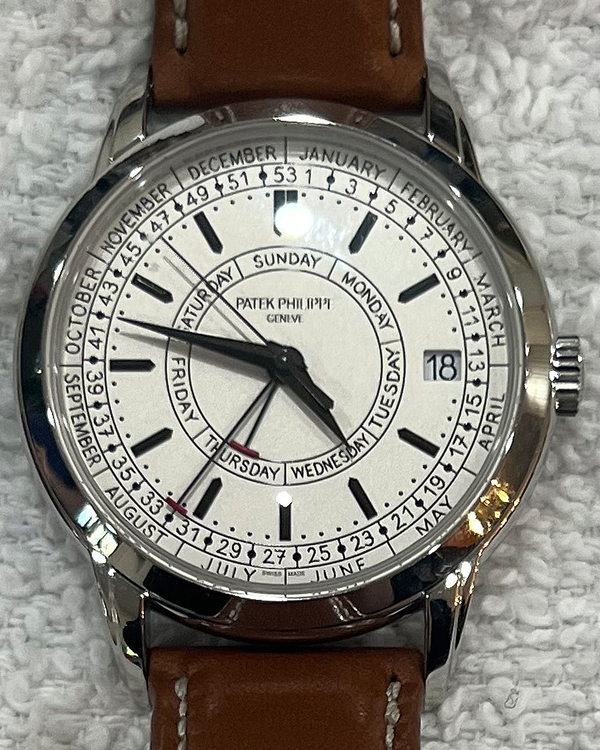 2023 Patek Philippe Calatrava Weekly Calendar 40MM Silver Dial Leather Strap (5212A-001)