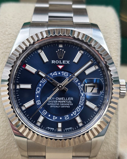 2023 Rolex Sky-Dweller 42MM Blue Dial Oyster Bracelet (326934)