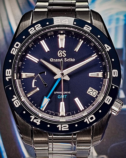 2021 Grand Seiko Sport Collection 40.5MM Blue Dial Steel Bracelet (SBGE255)