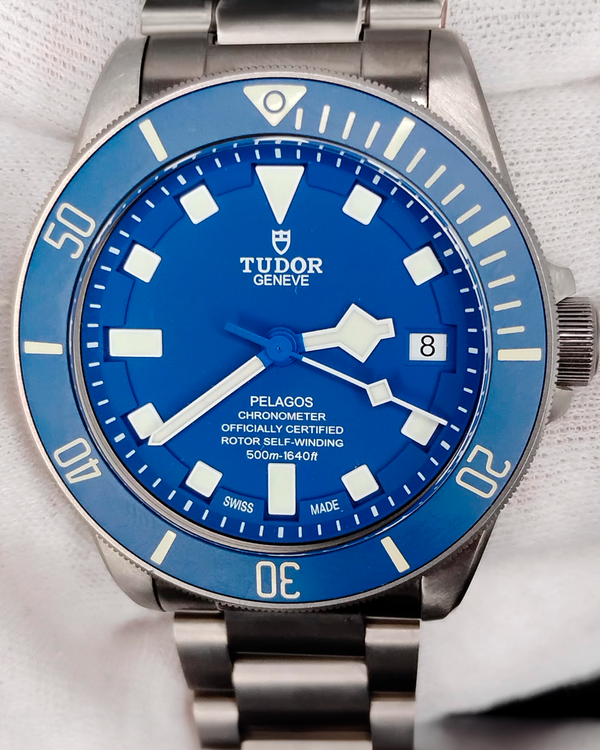2016 Tudor Pelagos 42MM Blue Dial Titanium Bracelet (25600TB)