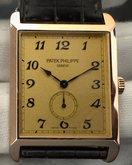 2008 Patek Philippe Gondolo 44MM Champagne Dial Leather Strap (5109R-001)