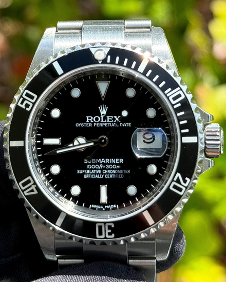 2008 Rolex Submariner Date 40MM Black Dial Oyster Bracelet (16610)