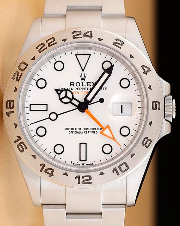 2023 Rolex Explorer II "Polar" 42MM White Dial Oyster Bracelet (226570)