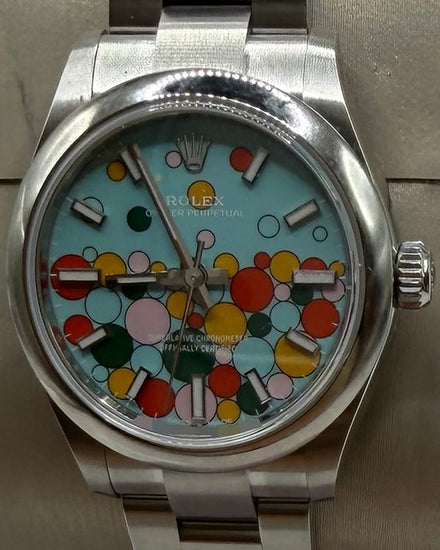 2023 Rolex Oyster Perpetual 31MM Turquoise "Celebration" Dial Oyster Bracelet (277200)