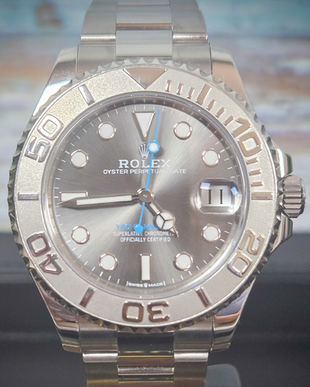 2024 Rolex Yacht-Master 37MM Rhodium Dial Oyster Bracelet (268622)