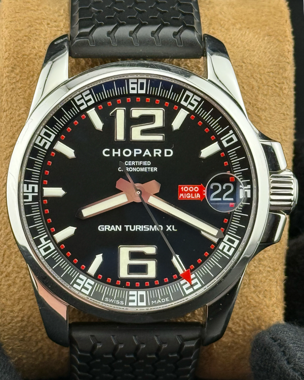 Chopard Mille Miglia Gran Turismo XL 44MM Black Dial Rubber Strap (16/8997)