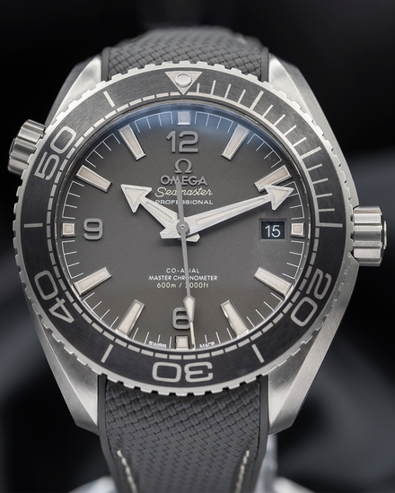 No Reserve - 2024 Omega Seamaster Planet Ocean 600M 43.5MM Grey Dial Rubber Strap (215.32.44.21.01.002)