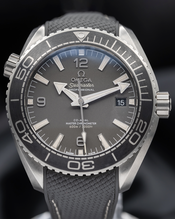 No Reserve - 2024 Omega Seamaster Planet Ocean 600M 43.5MM Grey Dial Rubber Strap (215.32.44.21.01.002)