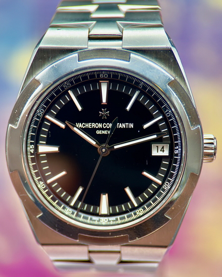 Vacheron Constantin Overseas 41MM Black Dial Steel Bracelet (4500V/210A-B483)