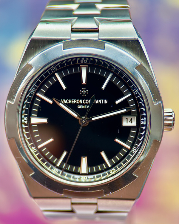 Vacheron Constantin Overseas 41MM Black Dial Steel Bracelet (4500V/210A-B483)