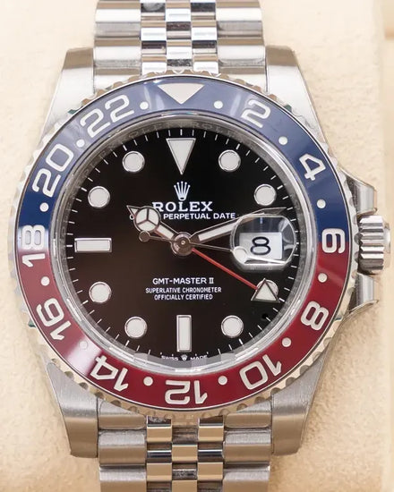 2022 Rolex GMT-Master II "Pepsi" 40MM Black Dial Jubilee Bracelet (126710BLRO)