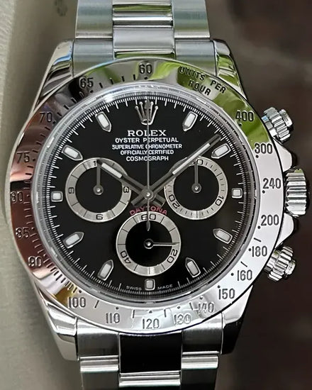 2006 Rolex Cosmograph Daytona 40MM Black Dial Oyster Bracelet (116520)
