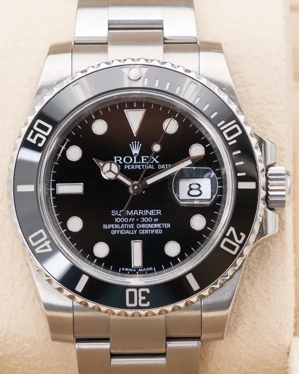 2010 Rolex Submariner Date 40MM Black Dial Oyster Bracelet (116610LN)