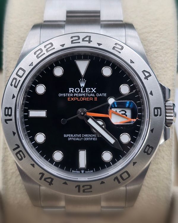 2024 Rolex Explorer II 42MM Black Dial Oyster Bracelet (226570)