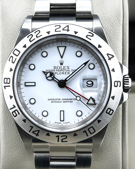 (V Serial) Rolex Explorer II "Polar" 40MM White Dial Oyster Bracelet (16570)