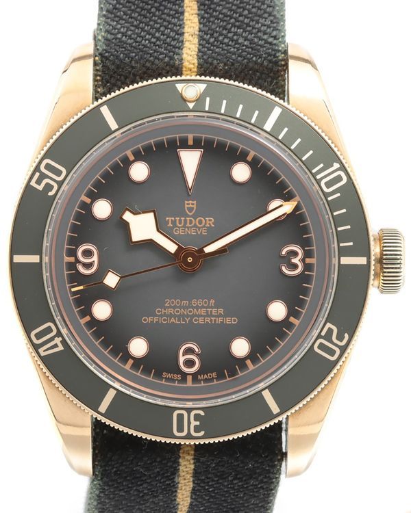 2019 Tudor Black Bay Bronze 43MM Grey Dial Textile Strap (79250BA)