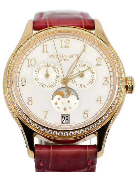 2022 Patek Philippe Annual Calendar 38MM White Dial Leather Strap (4947R-001)