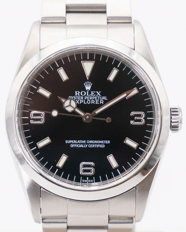 Rolex Explorer 36MM Black Dial Oyster Bracelet (14270)