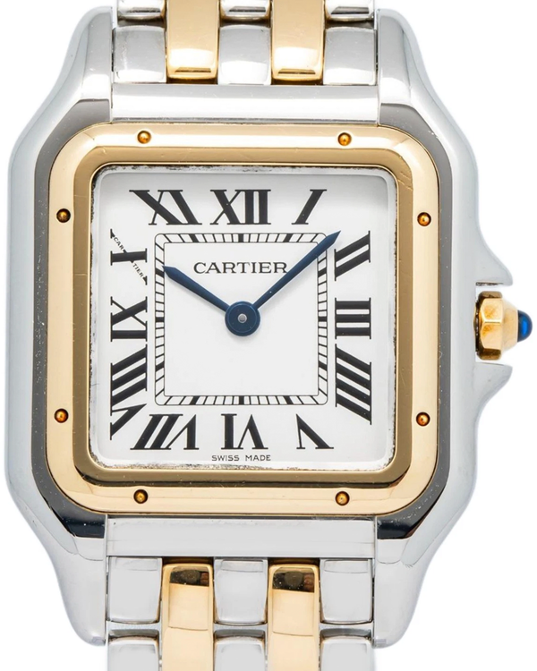 2023 Cartier Panthère De Cartier 29MM Quartz Silver Dial Two-Tone Bracelet (W2PN0007)