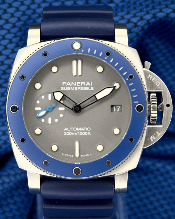 2024 Panerai Submersible 42MM Grey Dial Rubber Strap (PAM00959)