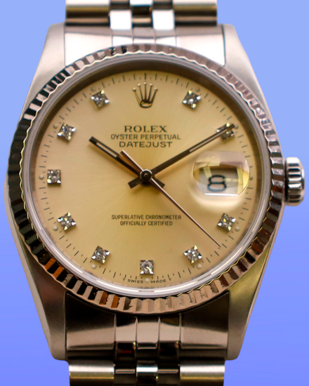 1991 Rolex Datejust 36MM Silver Dial Jubilee Bracelet (16234)