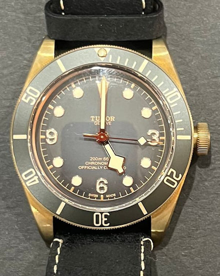 2022 Tudor Black Bay Bronze 43MM Grey Dial Leather Strap (79250BA)