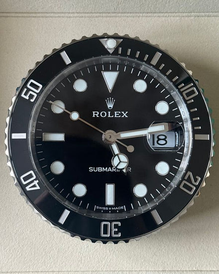 2025 Rolex Submariner Date Desk Clock 80MM Quartz Black Dial (909010LN)