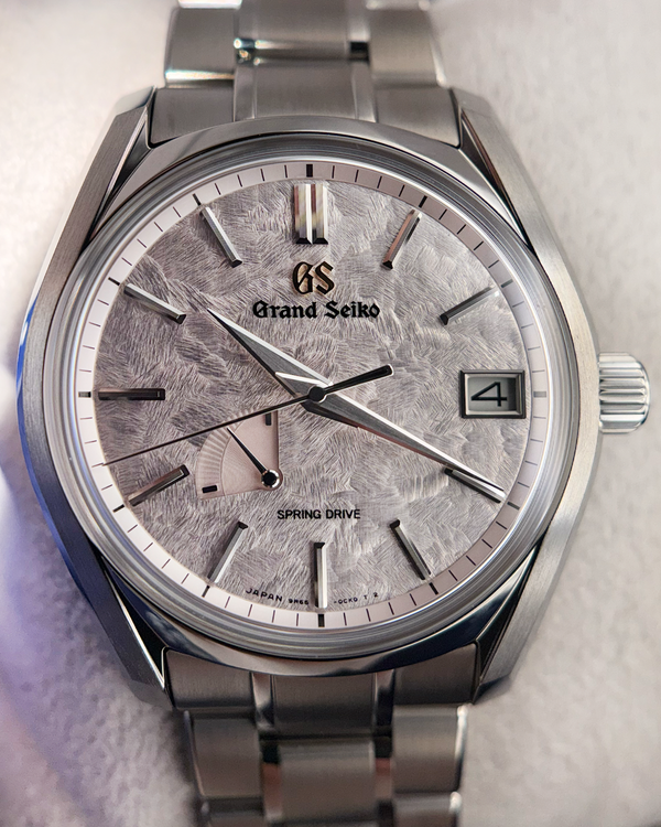2025 Grand Seiko Heritage "Shunbun" 40MM Pink Dial Titanium Bracelet (SBGA413G)