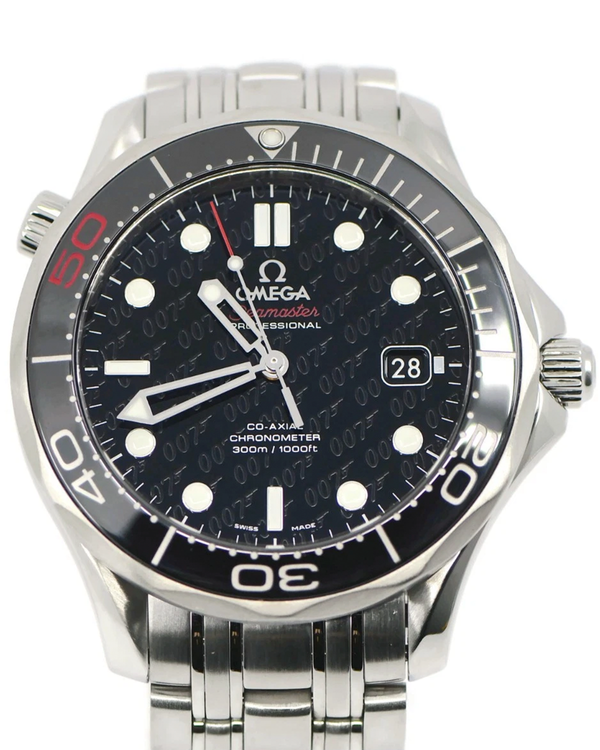 Omega Seamaster Diver 300M "James Bond" 50th Anniversary L.E. 41MM Black Dial Steel Bracelet (212.30.41.20.01.005)