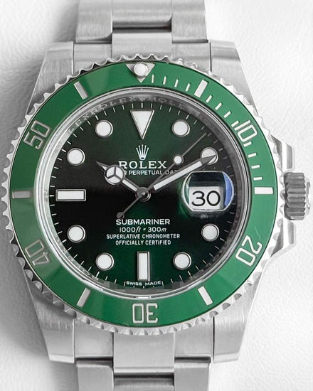 2018 Rolex Submariner Date “Hulk” 40MM Green Dial Oyster Bracelet (116610LV)